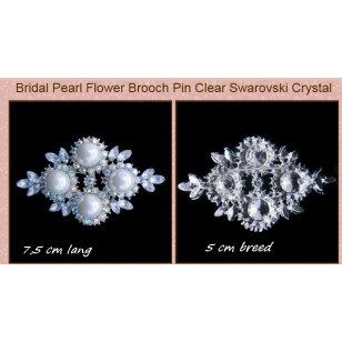 Broche Parel Strass